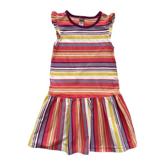 Tea Collection Flutter Sleeve Striped Dress - Picture 1 of 4